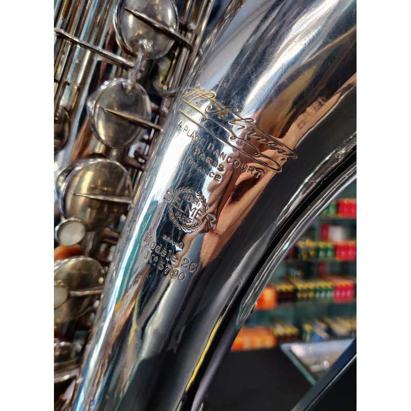 usato Selmer Modèle 26 Sax Tenore Argentato 