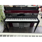 usato Yamaha CLP F01 Pianoforte Digitale 88 Tasti con Mobile Rosso/Nero Lucido