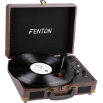 Fenton RP115B Record Player BT Brown Wood