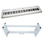 E-CHORD SP1 completo di Stand, Pianoforte digitale 88 Tasti Pesati Bianco