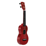 Ukulele STV379R Soprano Stretto Trasparente Rosso