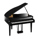 Yamaha CLP895GP PE Pianoforte Digitale 88 Tasti Codino Nero Lucido