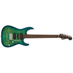 Charvel MJ DK24 HSH 2PT W Mahogany with Flame Maple, Wenge Fingerboard, Caribbean Burst