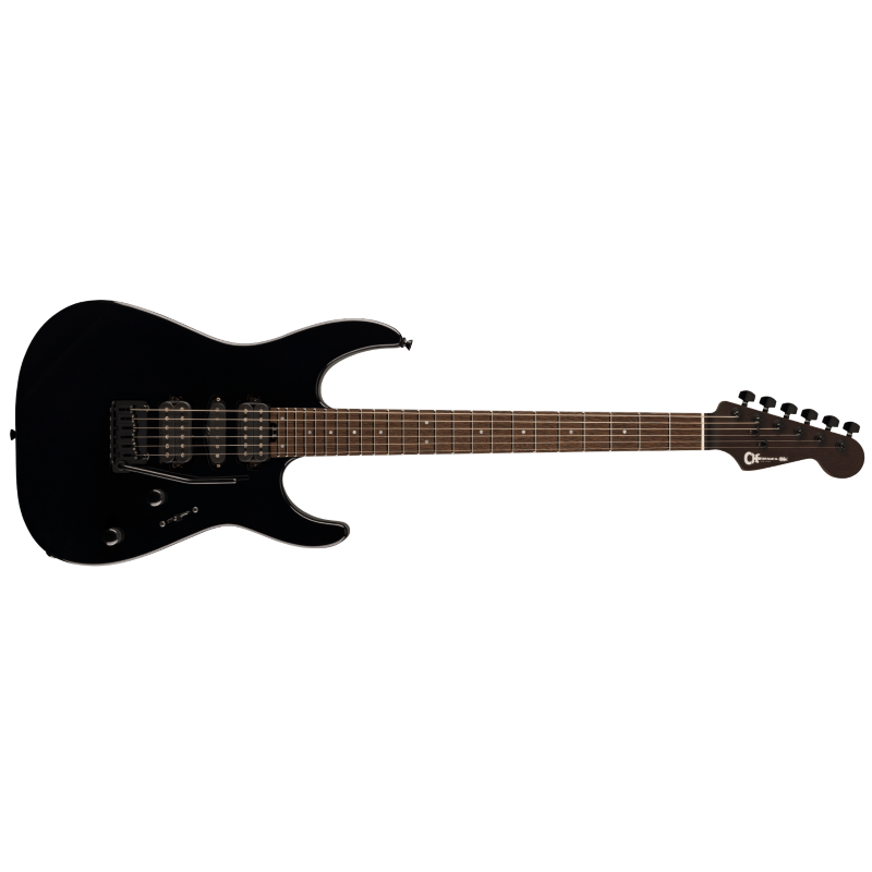 Charvel MJ DK24 HSH 2PT W Mahogany, Wenge Fingerboard, Black