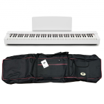 Yamaha P225WH Bag Bundle Pianoforte Digitale 88 Tasti con Custodia