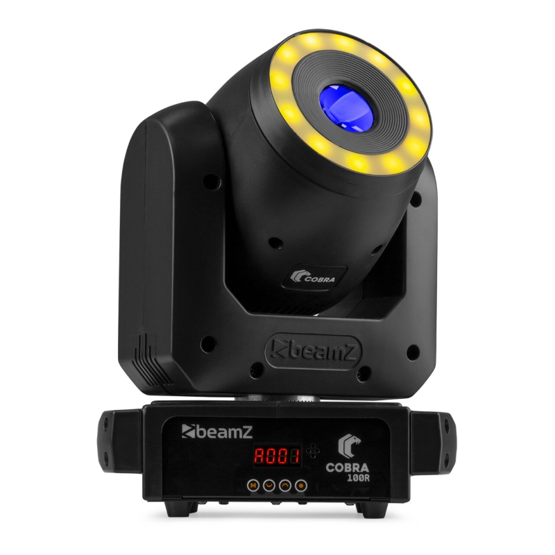 BeamZ COBRA 100R Spot 100W Mov.head+Ring