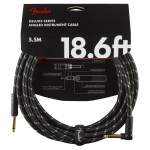 Fender Deluxe Series Tweed Instrument Cables Cavo Telato Jack - Jack Pipa Black Tweed 0990820079