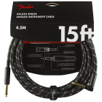 Fender Deluxe Series Tweed Instrument Cables Cavo Telato Jack - Jack Pipa Black Tweed 0990820085