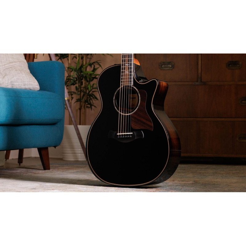 Taylor 814ce V-Class Builder's Edition Blacktop Grand Auditorium