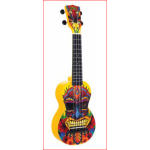 Mahalo STV319 Ukulele Soprano ART Tiki Teschio Messicano