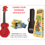 Mahalo STV278R Ukulele Rainbow KIT Rosso