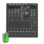 Mackie ProFX10 GO Mixer Analogico a Batteria 10 Canali