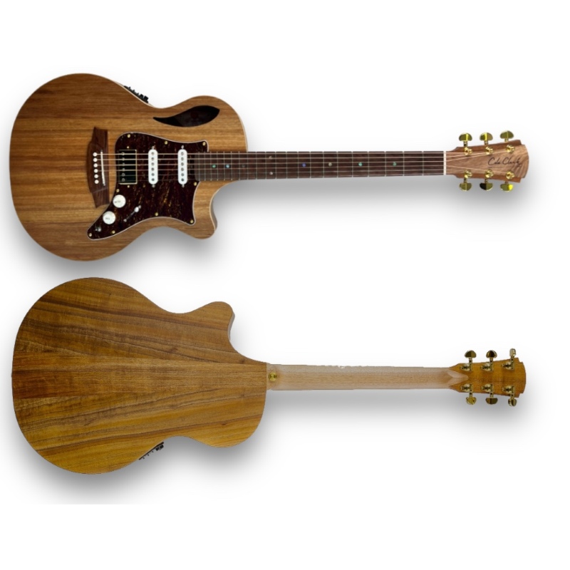 Cole Clark True Hybrid Thinline TL2EC-BLBL-HSS