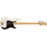 Fender Standard Precision Bass®, Maple Fingerboard, Black Pickguard, Olympic White 0266621505