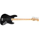 Fender Standard Jazz Bass®, Maple Fingerboard, Black Pickguard, Black 0266821506