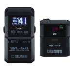 Boss WL60 Sistema Wireless con Trasmettitore e Ricevitore per Chitarra e Basso