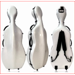 Astuccio Violoncello 4/4 Fibra Carbonio Bianco 