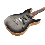 Ibanez TQM2CUF Tom Quayle Charcoal Black Burst Flat W/Case