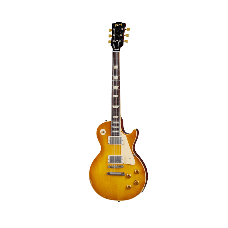 Gibson Custom 1958 Les Paul Standard Reissue Heavy Aged Lemon Burst LPR58HADLNH1
