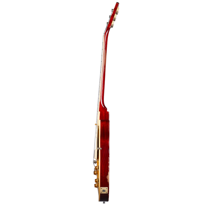 Gibson Custom 1959 Les Paul Standard Reissue Heavy Aged Golden Poppy Burst LPR59HAGPBNH1