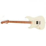 Jet Guitars JS400WH-LH SSS Chitarra Elettrica Mancina White Manico Roasted