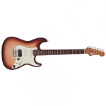 Jet Guitars JS40ELITE-MB HSS Sunburst Elite Roasted Maple Tastiera in Palissandro