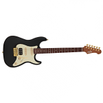 Jet Guitars JS480BK-G HSS Black Chitarra Elettrica Roasted Maple