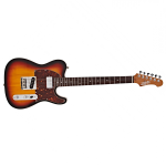 Jet Guitars JT350SB-R SH Sunburst Roasted Maple Tastiera in Palissandro