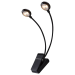 Roland LCL15W Lampada da Leggio con 2 Led a Luce Calda e Bracci Flessibili