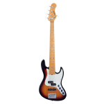 Sadowsky MetroExpress PJ Bass 5 21 Hybrid Tobacco Burst METRO EXPRESS 5 STRINGS P/J BASS 21 FRETS HYBRID MAPLE