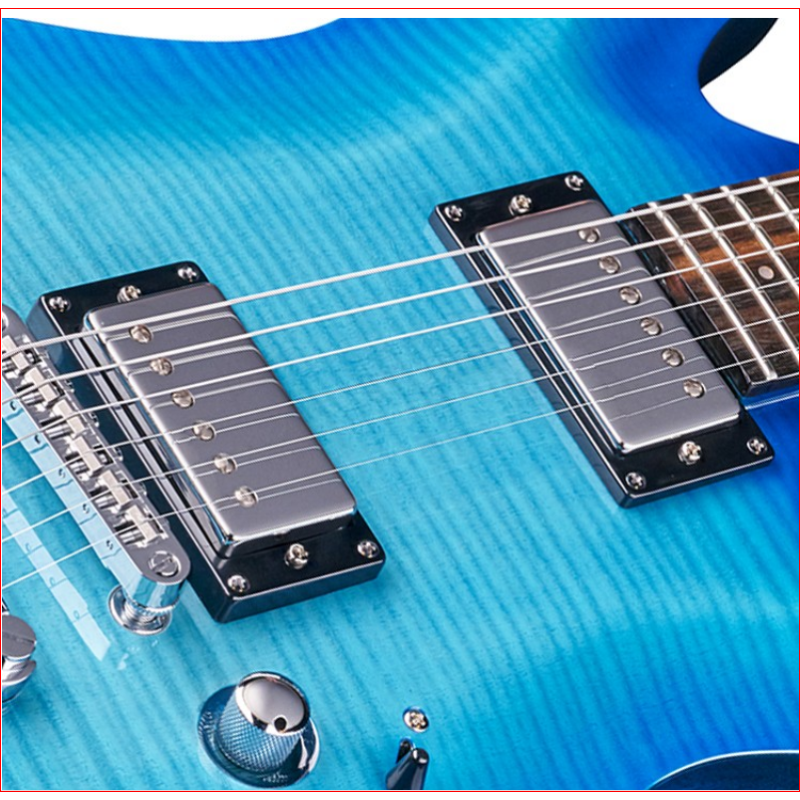 Framus Diablo Supreme Bleached Ocean Blue Burt High Polish