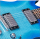 Framus Diablo Supreme Bleached Ocean Blue Burt High Polish