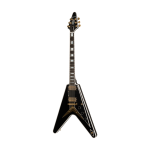 Gibson Custom Flying V Custom w/ Ebony Fingerboard Gloss Ebony CSFVCEBGH1E