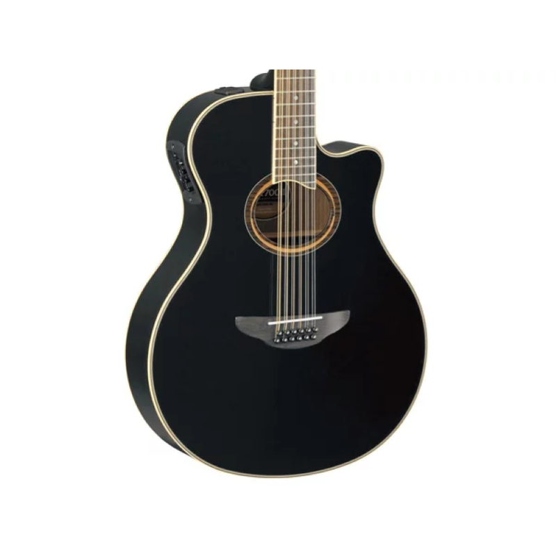 Yamaha APX700II-12 Black Chitarra 12 corde elettrificata 