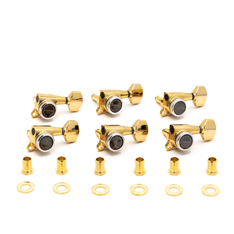 Gotoh SG381MGT-07-LGG Meccaniche Locking 6L Gold Meccaniche Locking 6L Gold