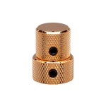 Gotoh VK15T-VK18T-GG Potentiometer Concentric Knob 18mm Gold Manopola concentrica per potenziometro concentrico in metallo zigrinato con viti di fissaggio