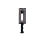 Gotoh S12-CK Selletta Brass GTC201 Black Chrome Set 6pcs Sellette di ricambio per ponte Gotoh GTC201 per chitarra