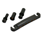 Gotoh GE101Z-T-B Stop Tailpiece 6 Corde Black Stop Tailpiece 6 Corde Black