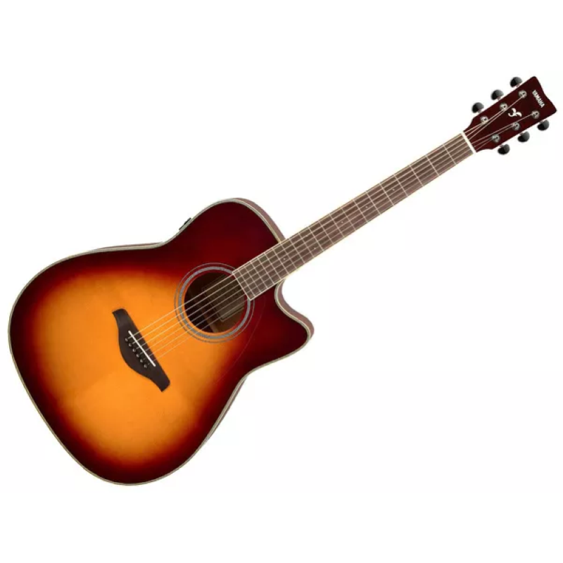 Yamaha FGCTA BS Chitarra TransAcoustic Finitura Brown Sunburst