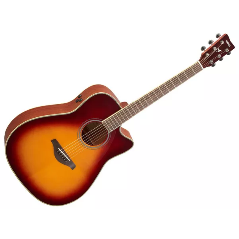 Yamaha FGCTA BS Chitarra TransAcoustic Finitura Brown Sunburst