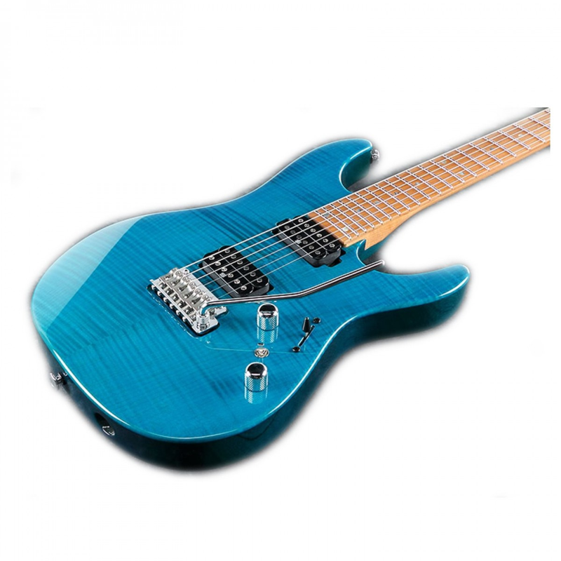 Ibanez MM1TAB Martin Miller Signature 6 corde finitura Transparent Aqua Blue