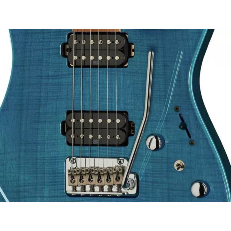 Ibanez MM1TAB Martin Miller Signature 6 corde finitura Transparent Aqua Blue