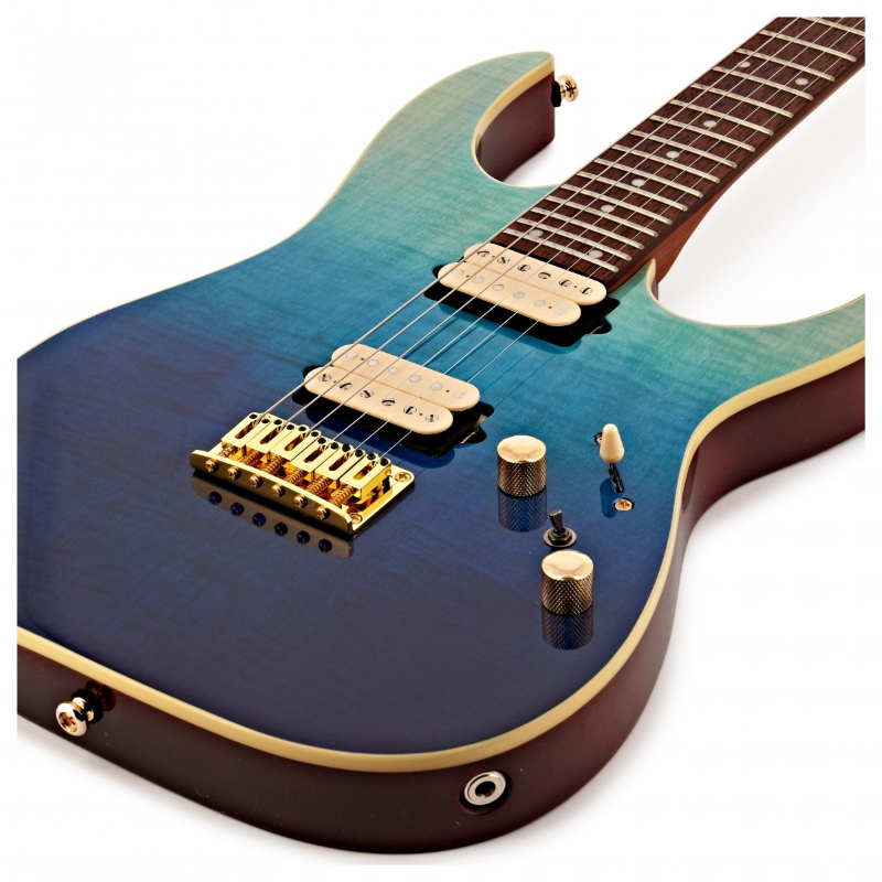 Ibanez RG421HPFMBRG - Signature 6 corde finitura Blue Reef Gradation