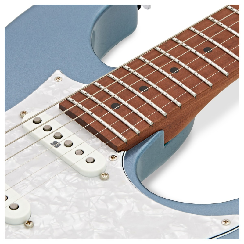 Ibanez AZ2204ICM - Signature 6 corde finitura Ice Blue Metallic