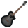 Ibanez AEWC11TCB Chitarra acustica elettrificata Transparent Charcoal Burst High Gloss