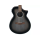 Ibanez AEWC11TCB Chitarra acustica elettrificata Transparent Charcoal Burst High Gloss