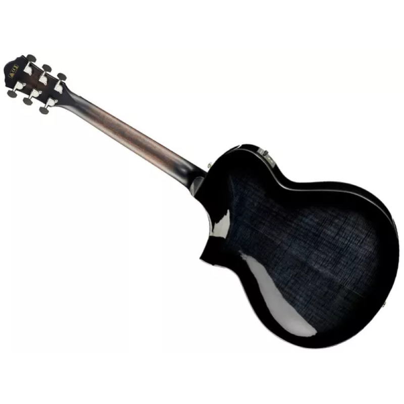 Ibanez AEWC400TKS Chitarra acustica elettrificata finitura Transparent Black Sunburst High Gloss