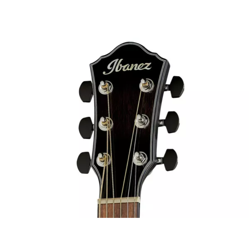 Ibanez AEWC400TKS Chitarra acustica elettrificata finitura Transparent Black Sunburst High Gloss