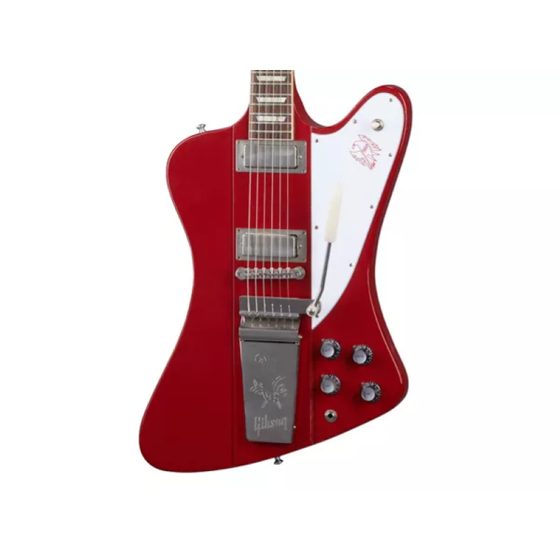 Gibson Custom 1963 Firebird V w/ Maestro Vibrola Light Aged Cardinal Red FB5LACRNM1