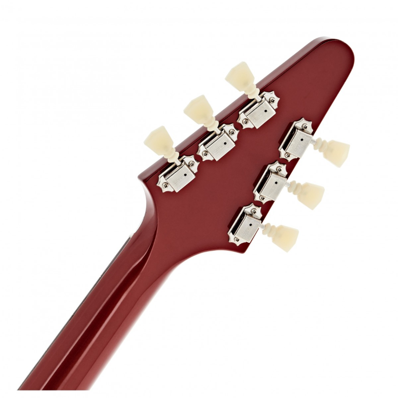 Gibson Custom 1967 Mahogany Flying V Reissue w/ Maestro Vibrola Gloss Sparkling Burgundy FV67SBCM1